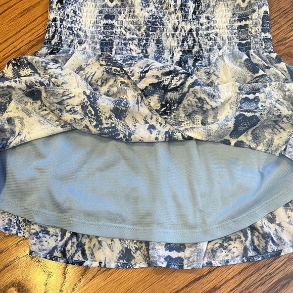 Aqua Girl’s Blue Printed Skirt Size L - Picture 4 of 4